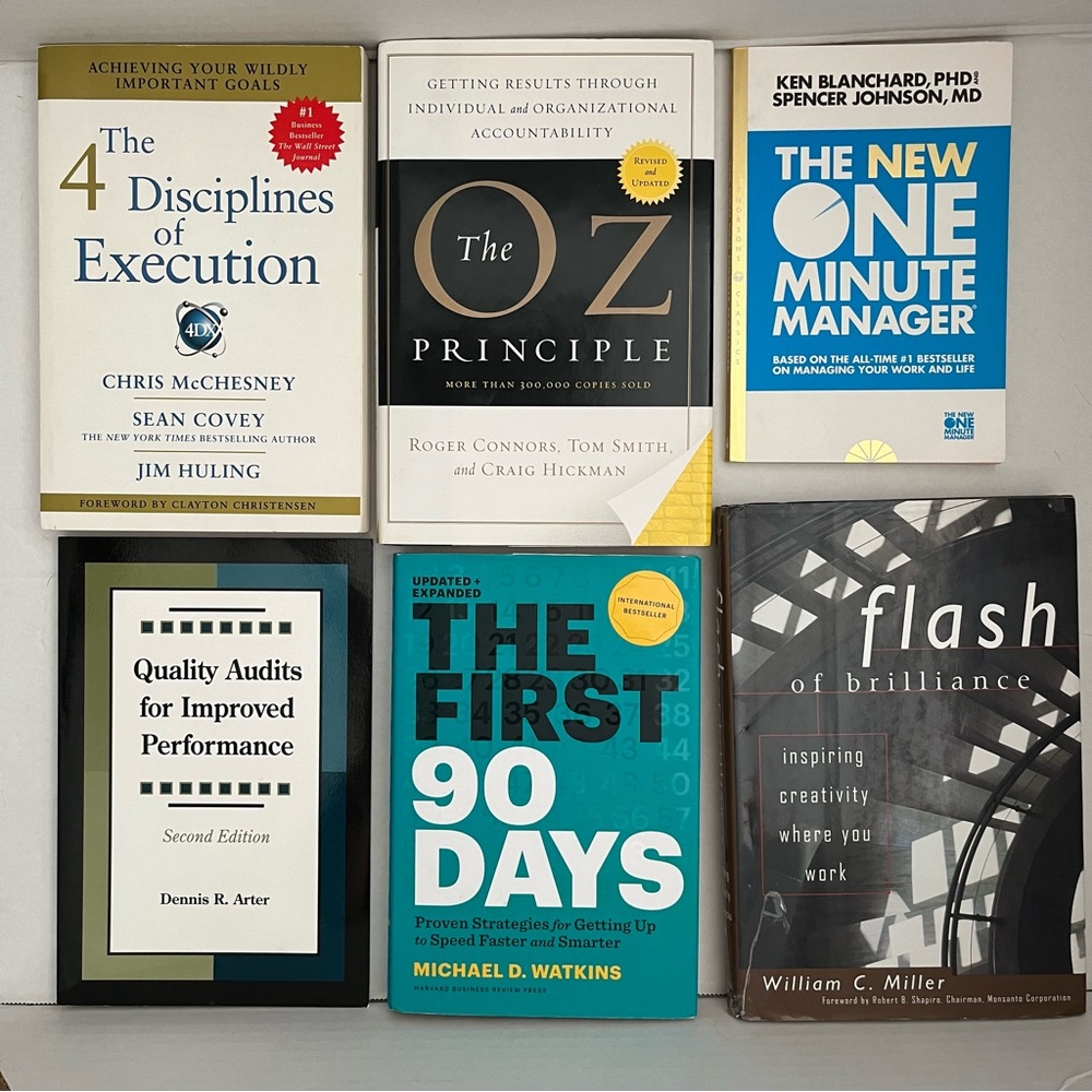 Lot of 6 Creativity & Organizational Improvement Books